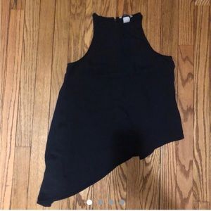 H&M Blue Asymmetrical Top